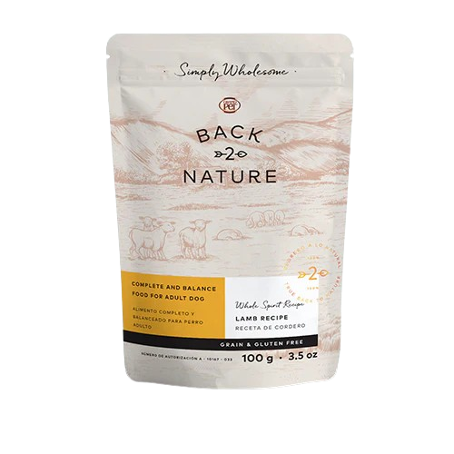 Sobre Back 2 Nature Receta Cordero 100 Gr - 10 Piezas Sobre Back 2 Nature Receta Cordero 100 Gr - 10 Piezas